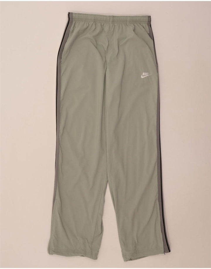 Pantaloni da tuta da uomo Nike Large in nylon a righe verdi