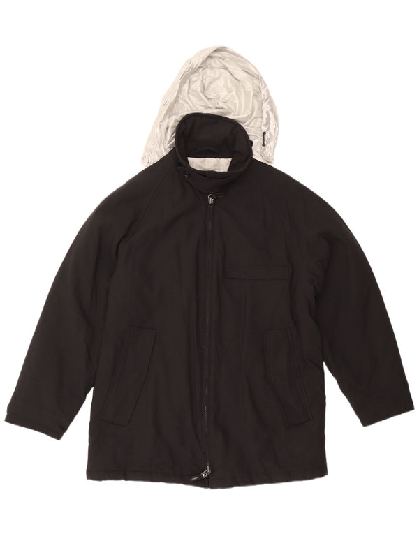 Giacca a vento con cappuccio da uomo Allegri UK 40 Large Black Colourblock