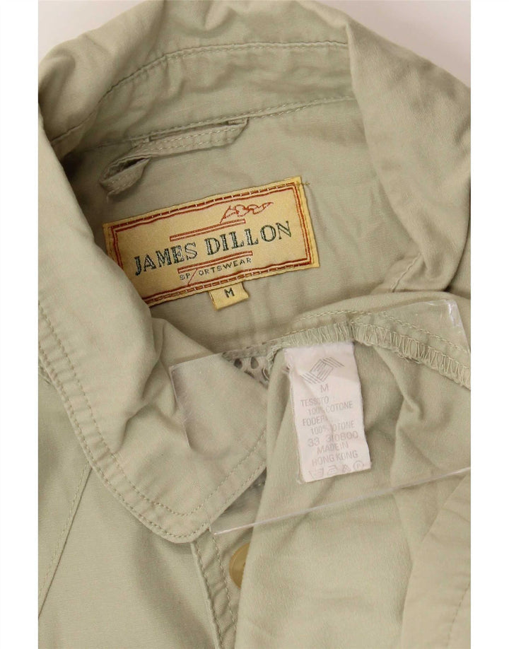 Giacca utility da uomo James Dillon UK 38 Cotone beige medio