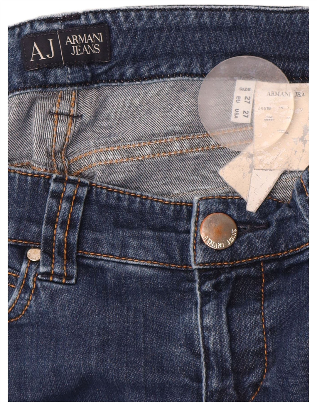 Jeans slim da donna Armani W27 L32 Blu