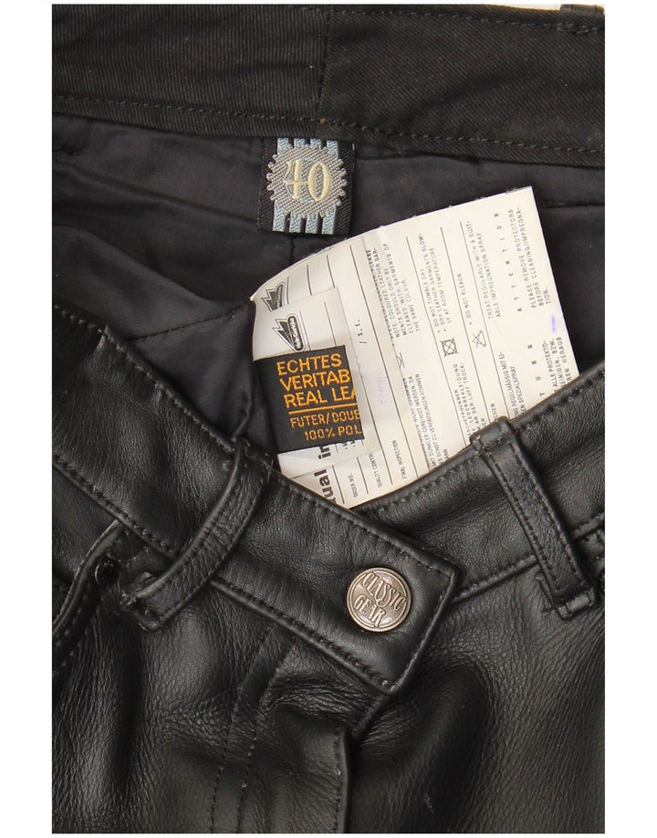 Pantaloni in pelle da donna Hein Gericke EU 40 Medium W30 L29 Pelle nera