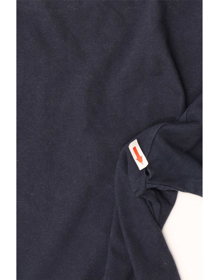 T-shirt grafica da uomo Columbia Top in cotone blu navy medio