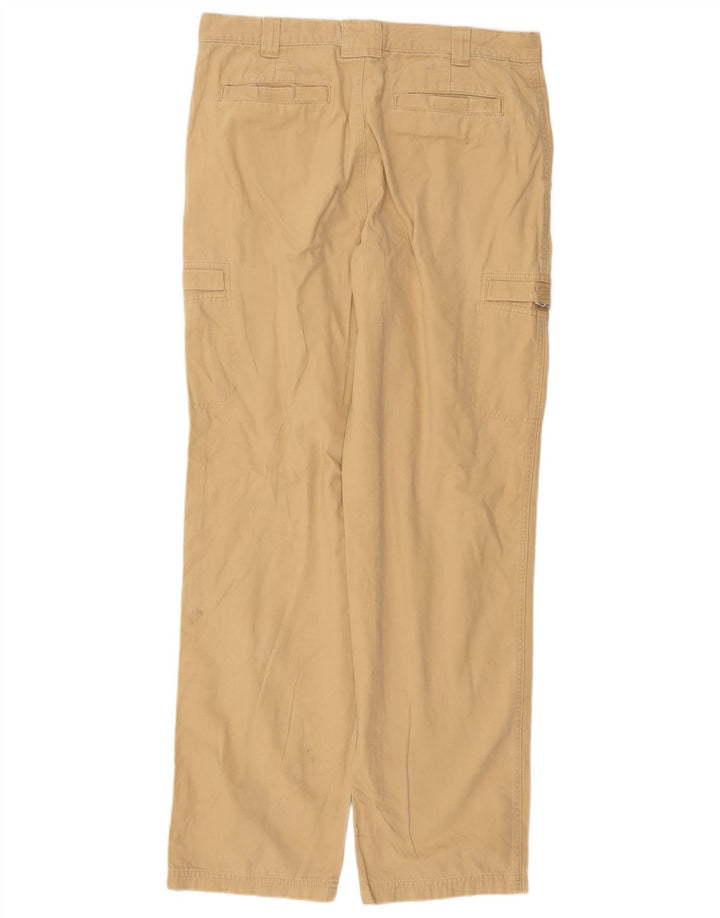 Pantaloni cargo dritti da uomo L.L.Bean W34 L34 Cotone beige