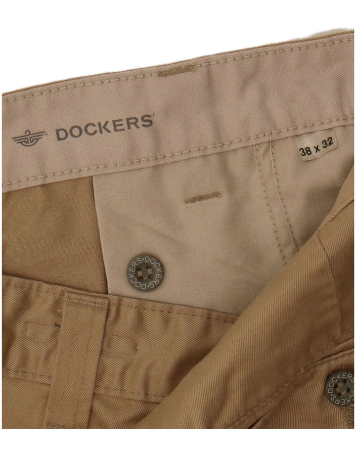 Pantaloni chino dritti da uomo Dockers W38 L32 Beige