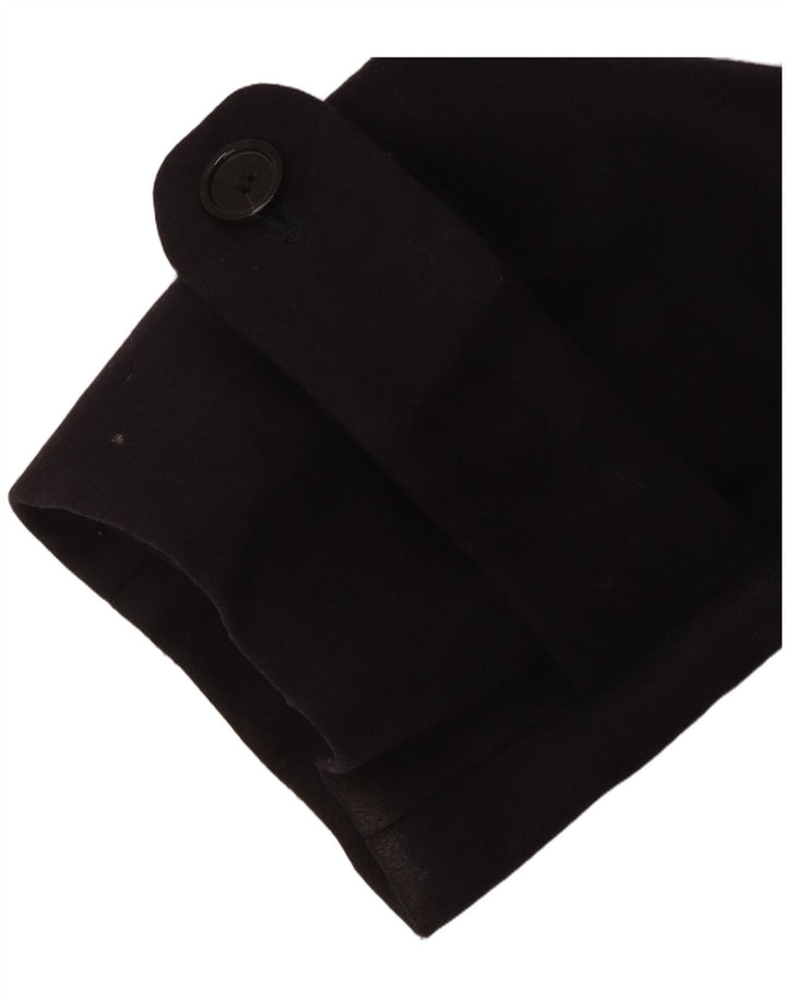 Trench da uomo French Connection UK 38 medio in lana vergine blu navy