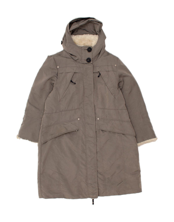 GAASTRA Womens Hooded Parka Jacket UK 20 2XL Grey Acrylic