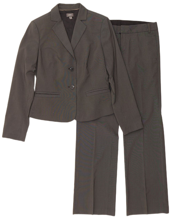 Abito da donna Mexx a 2 bottoni in 2 pezzi UK 12 Medium W30 L33 Gessato grigio