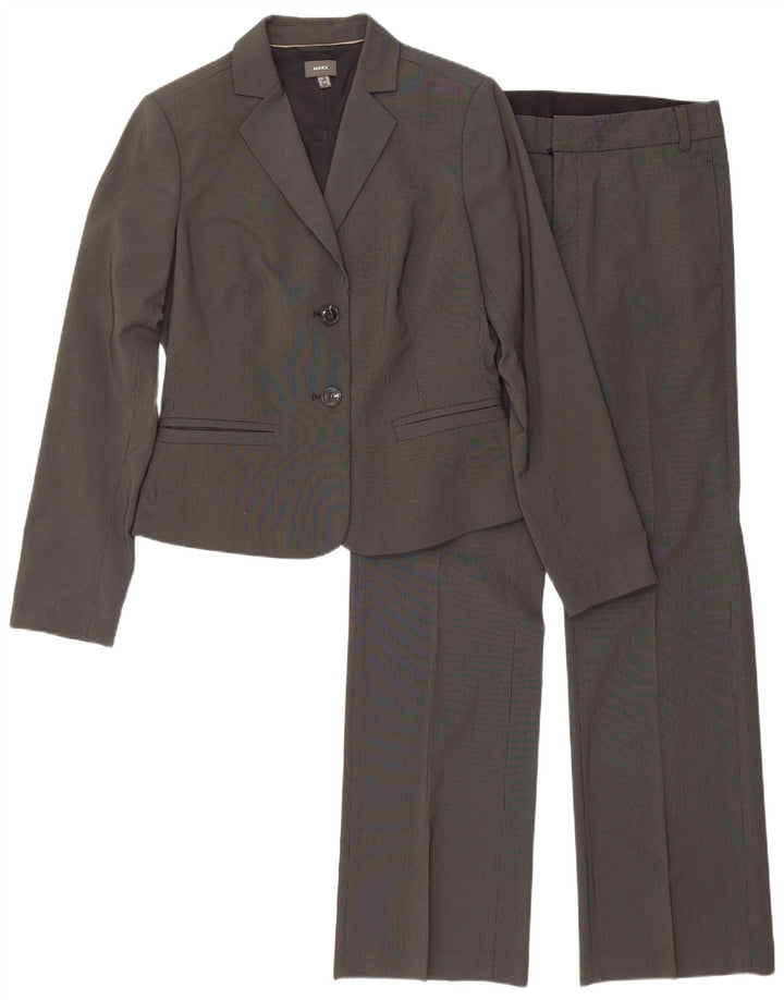 Abito da donna Mexx a 2 bottoni in 2 pezzi UK 12 Medium W30 L33 Gessato grigio