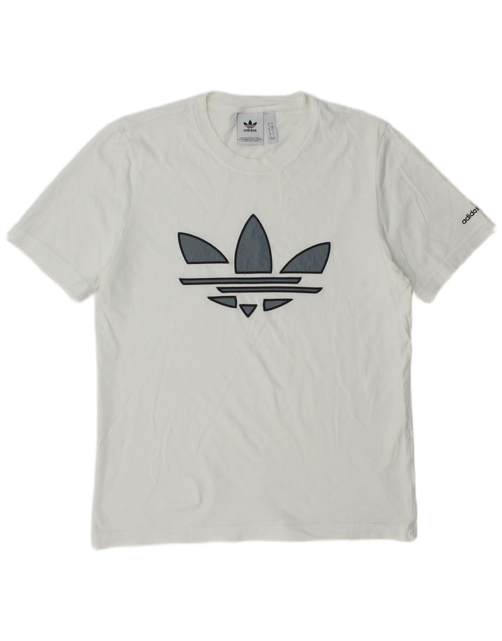T-shirt grafica da uomo ADIDAS Top piccola bianca