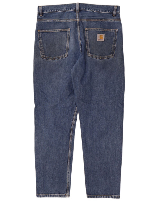 Jeans dritti da uomo Carhartt W32 L30 cotone blu