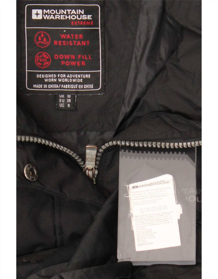 Cappotto imbottito da donna Mountain Warehouse UK 10 piccolo poliestere nero