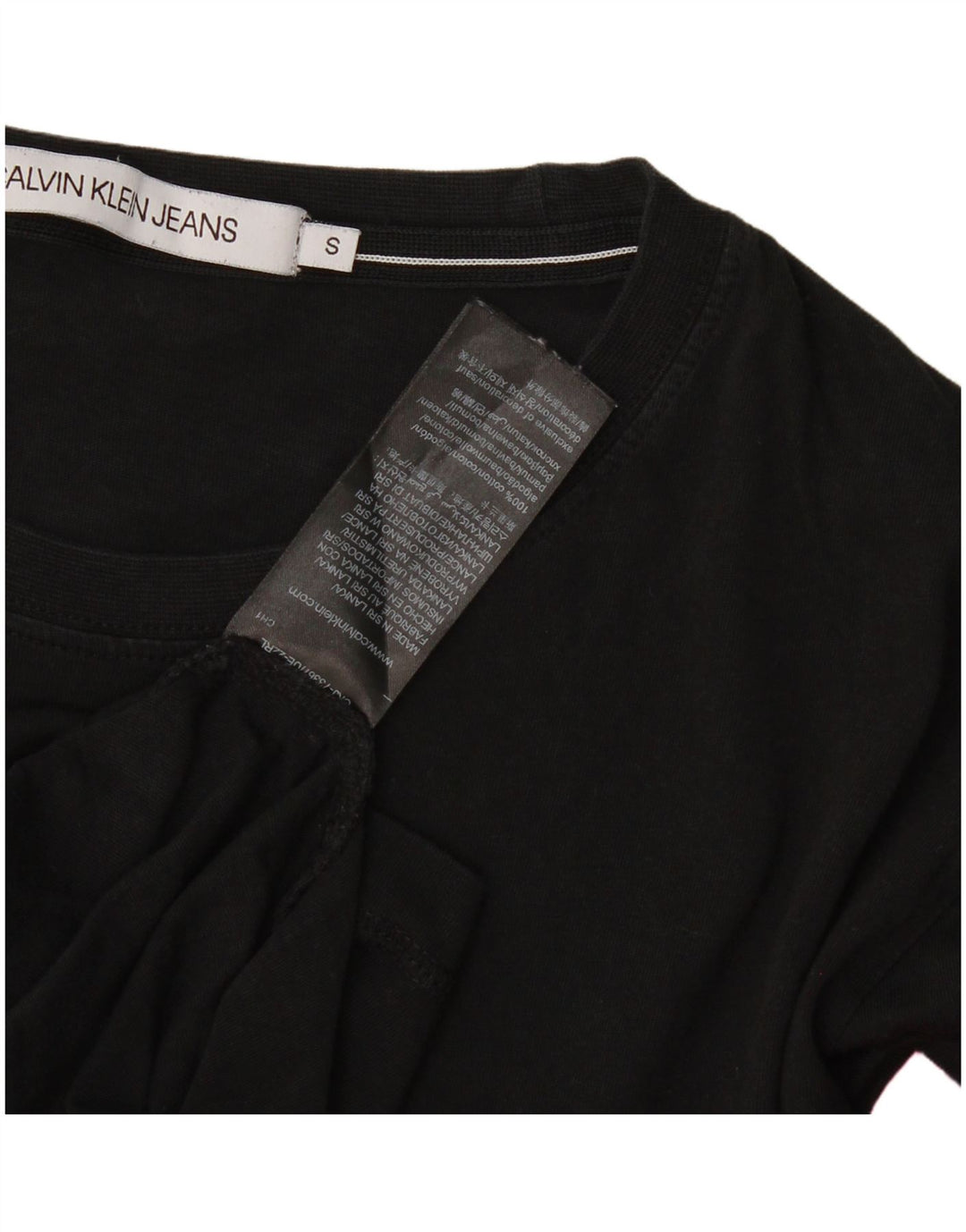 Calvin Klein Jeans Uomo Graphic Piccolo Cotone Nero