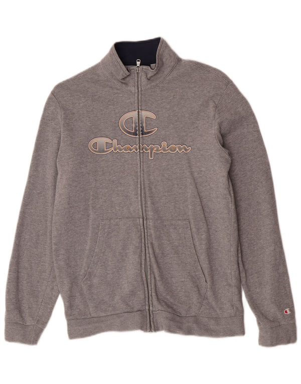 Giacca da tuta grafica Champion da ragazzo 13-14 anni XL grigio chiazzato