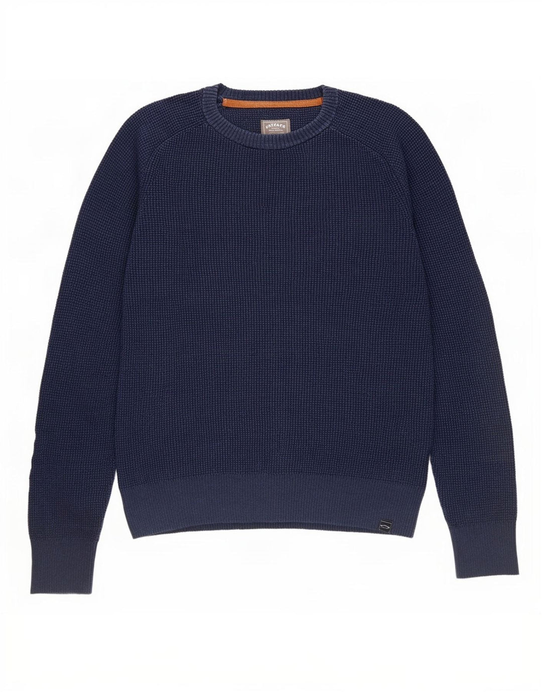 Maglione girocollo da uomo Fat Face piccolo in cotone blu navy