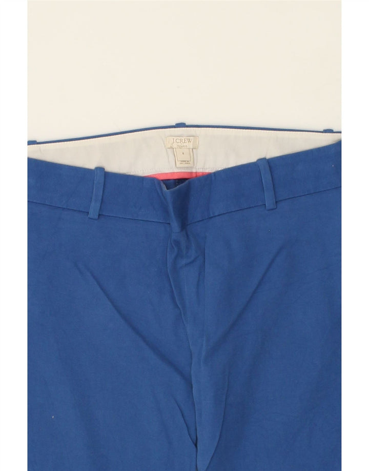 J. CREW Womens Slim Cropped Trousers US 8 Medium W32 L25 Blue Cotton Vintage J. Crew and Second-Hand J. Crew from Messina Hembry 