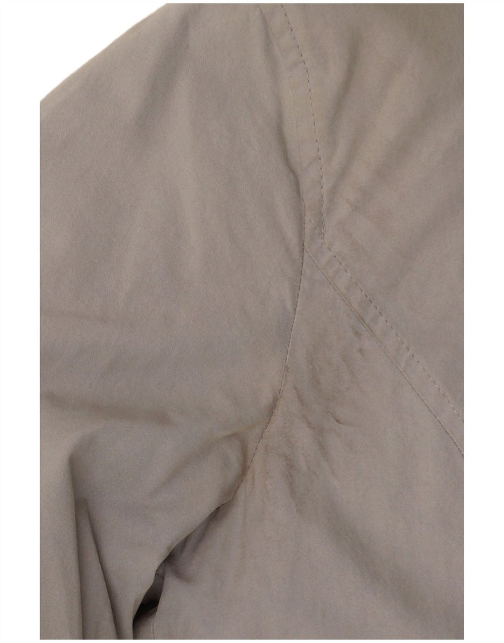 Cappotto imbottito con cappuccio da donna Woolrich UK 14 Cotone grigio medio