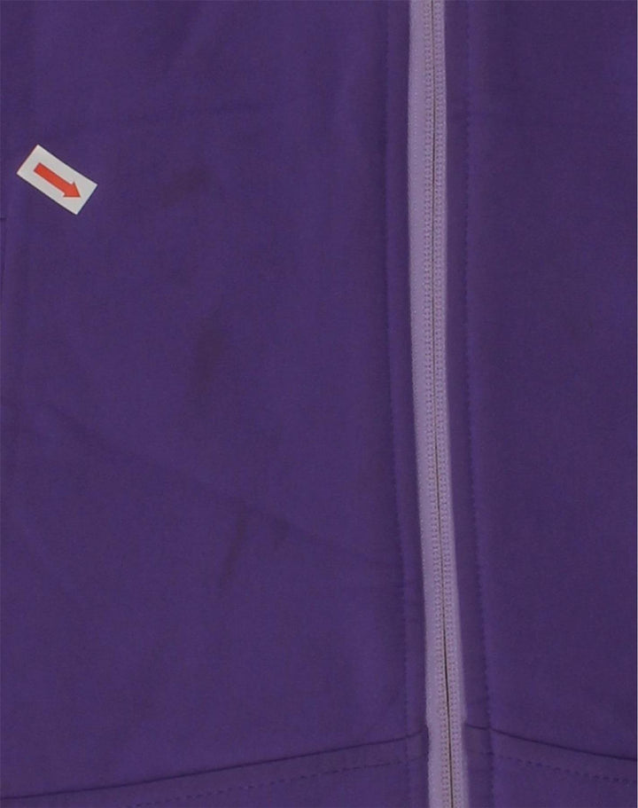 MOUNTAIN WAREHOUSE Girls Hooded Tracksuit Top Jacket 11-12 Years Purple | Vintage Mountain Warehouse | Thrift | Second-Hand Mountain Warehouse | Used Clothing | Messina Hembry 