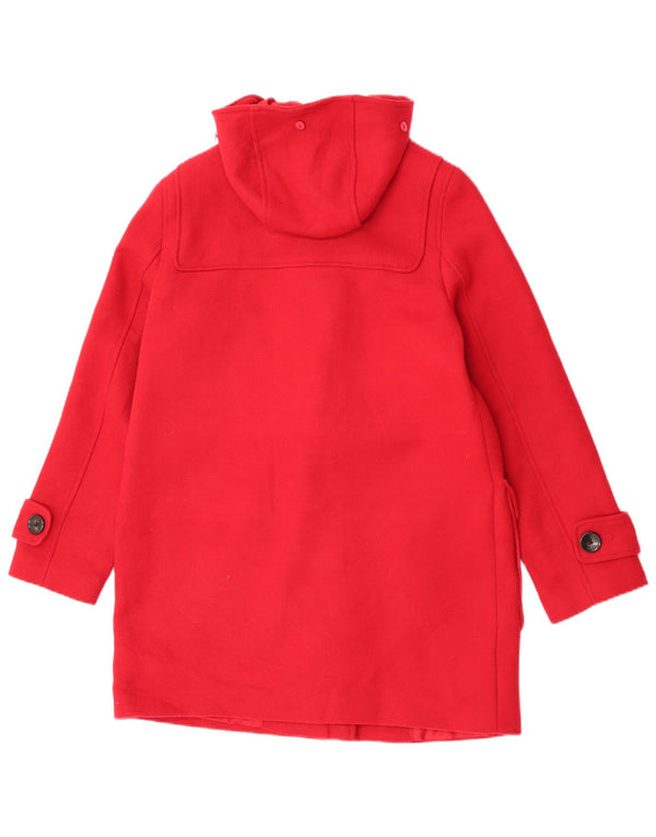 Montgomery con cappuccio da donna Marks & Spencer UK 12 poliestere rosso medio