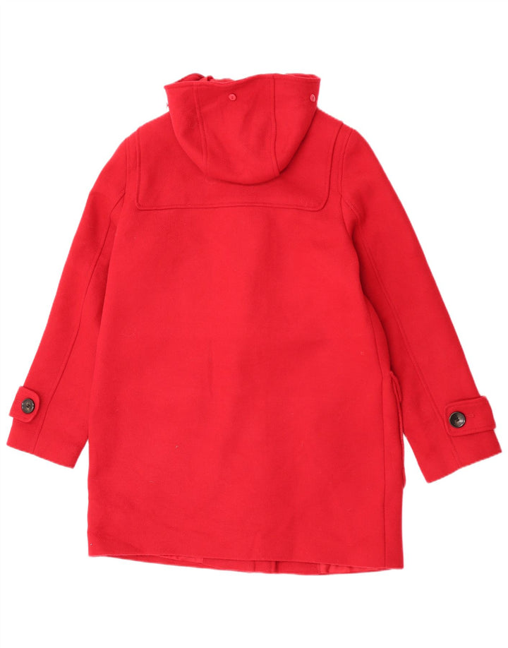Montgomery con cappuccio da donna Marks & Spencer UK 12 poliestere rosso medio