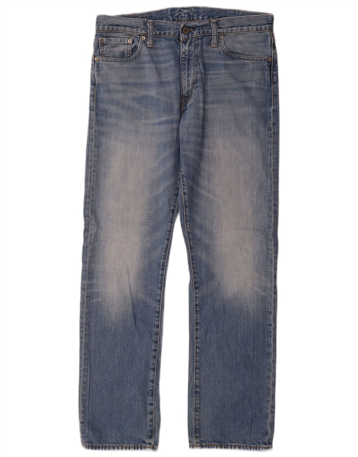 Levi's Uomo 504 Jeans dritti W33 L32 Cotone Blu