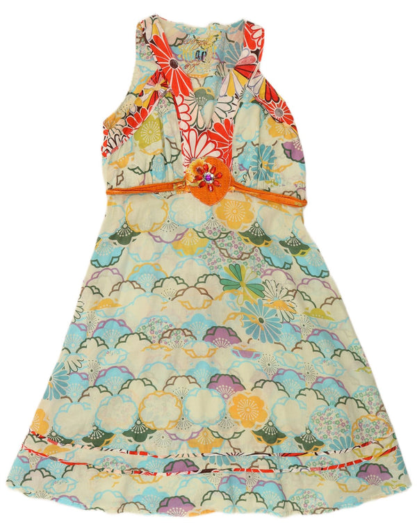DESIGUAL Abito da donna a linea A con grafica EU 40 Medio floreale multicolore