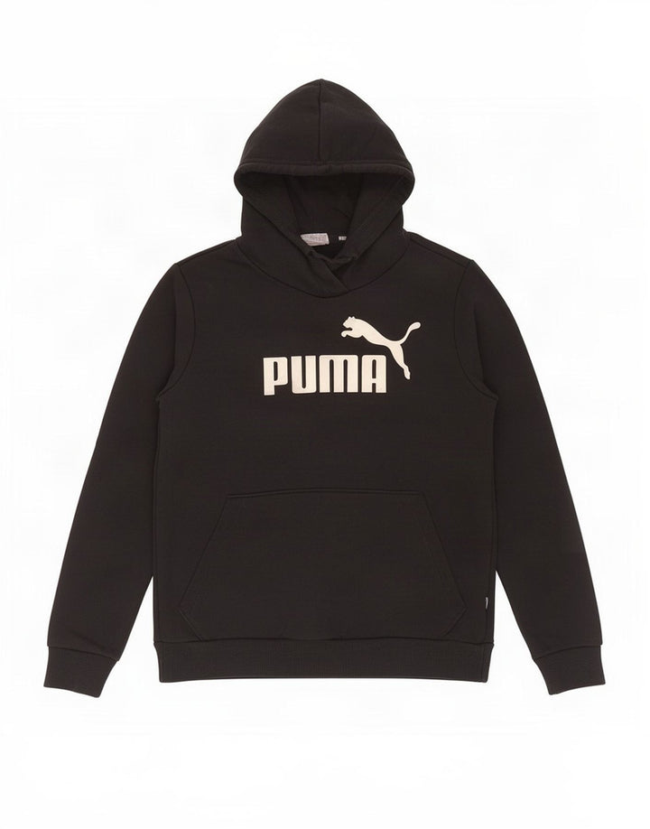 Felpa con cappuccio grafica da donna Puma UK 12 Medium Nero Poliestere
