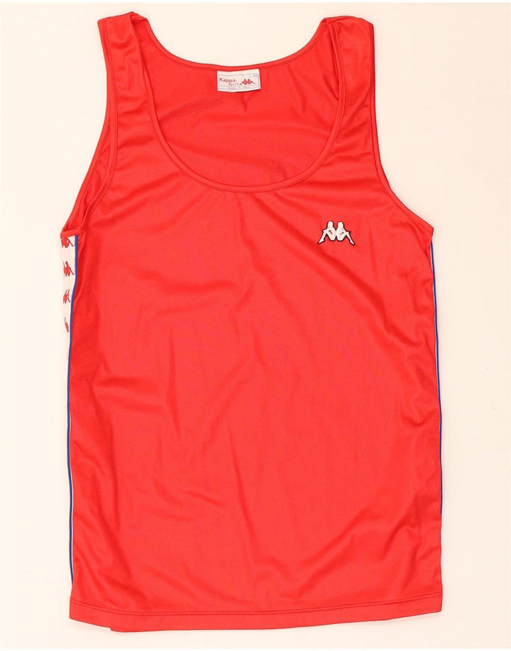 Set da 2 pezzi con grafica Kappa da donna IT 46 Large Rosso Colourblock Poliammide