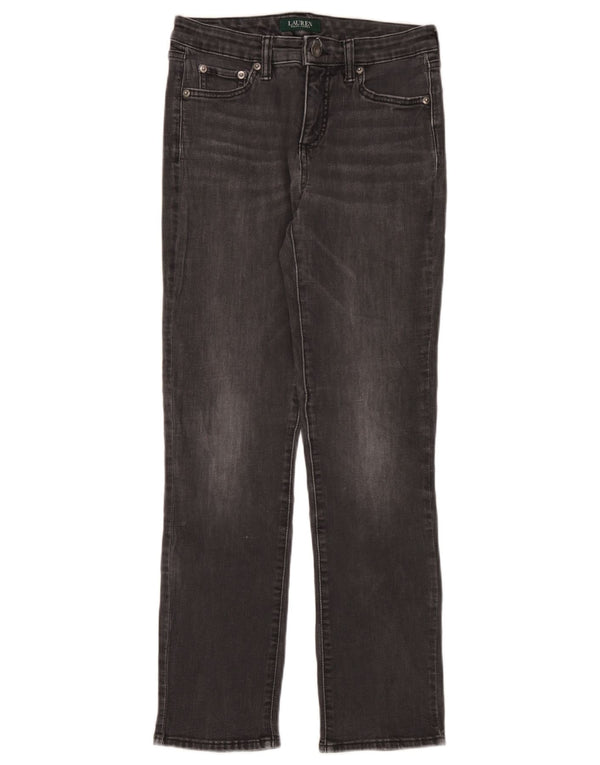 Jeans slim da donna Ralph Lauren US 4 piccoli W26 L30 cotone grigio