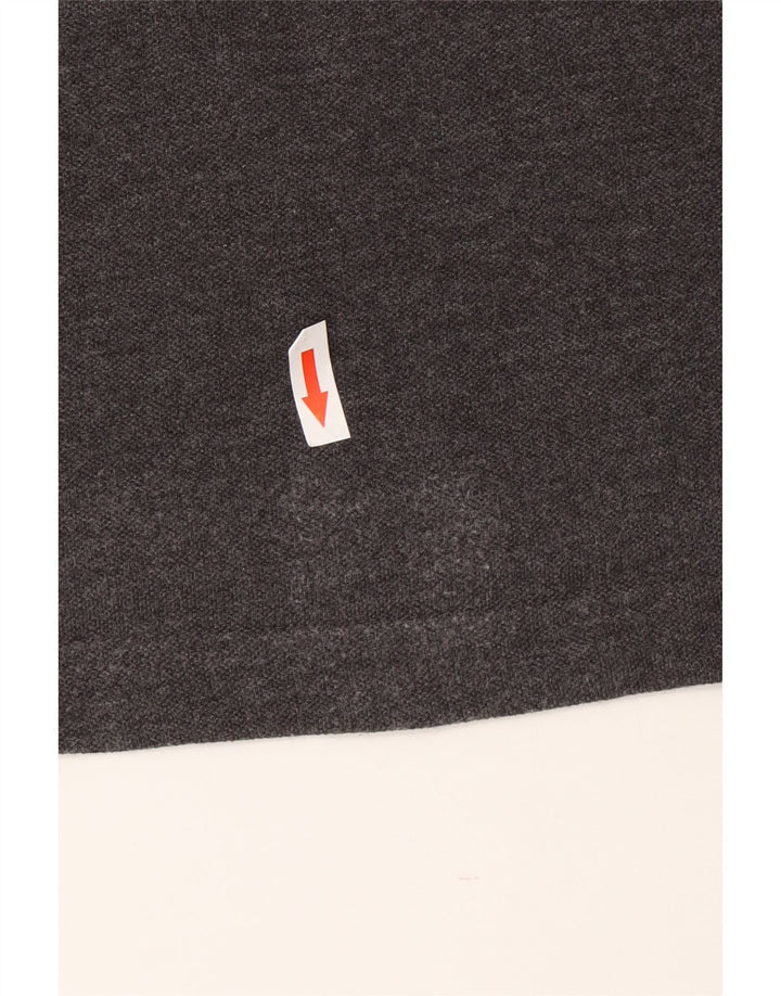 Polo da uomo dalla vestibilità regolare Pierre Cardin in cotone grigio medio classico