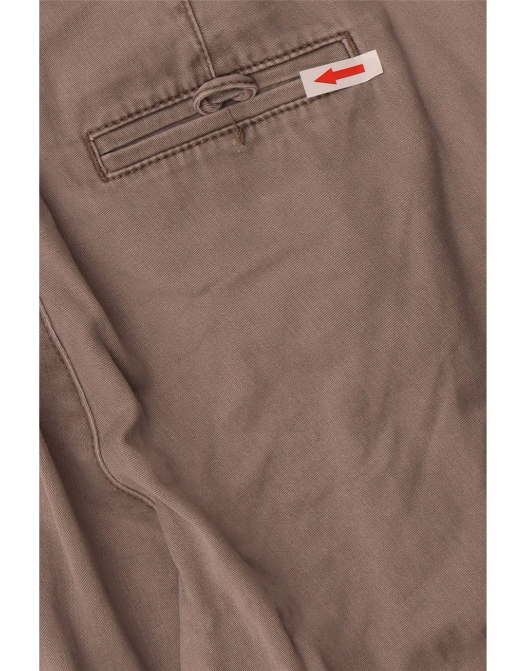 Pantaloni chino dritti da donna Benetton W30 L27 Grigi