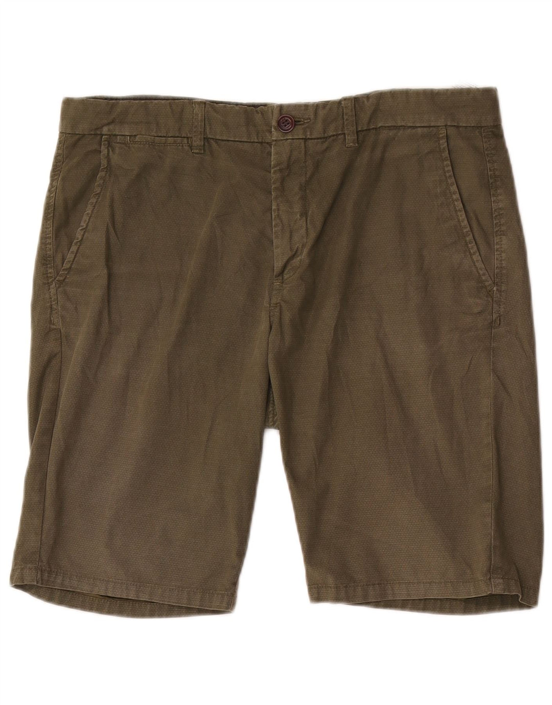 Pantaloncini chino da uomo Jack & Jones grandi W34 cotone kaki