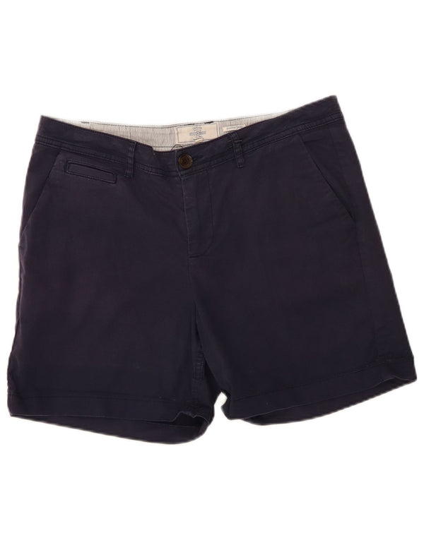 Pantaloncini chino regolari Padstow da donna Fat Face UK 12 medi W32 L5 blu navy