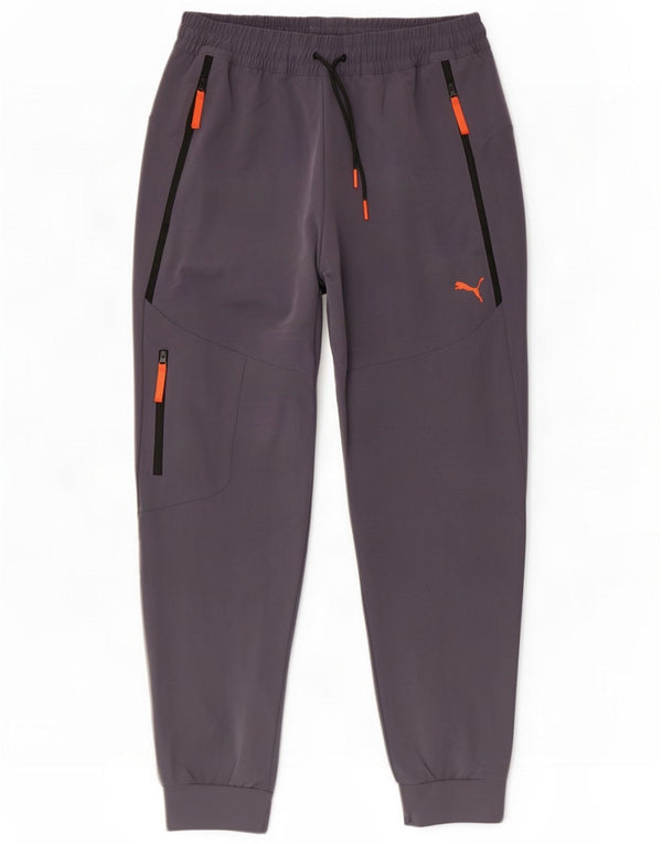 Puma Pantaloni da tuta cargo da uomo Joggers Large Grigio Poliestere
