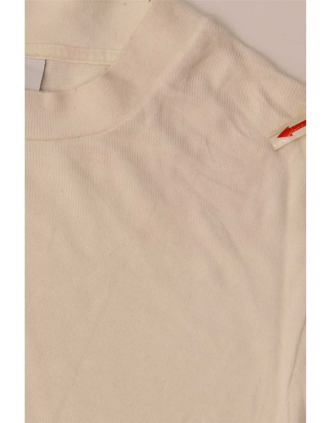 T-shirt Zara da uomo Top media bianco sporco