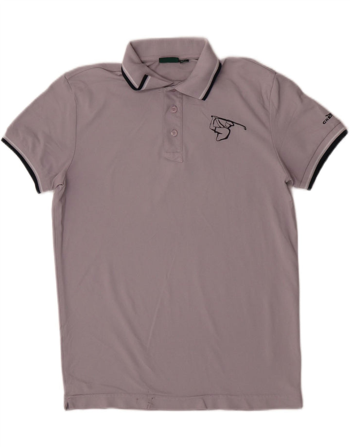Polo da uomo Chervo UK 40 poliammide viola medio