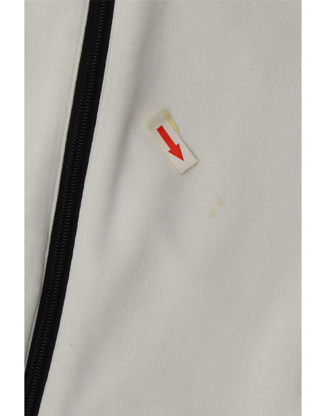 Giacca da tuta da donna Adidas UK 18 XL Poliestere color block bianco