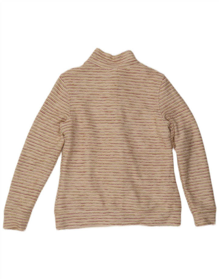 Borsone da donna Weird Fish UK 12 Cotone a righe bianco sporco medio