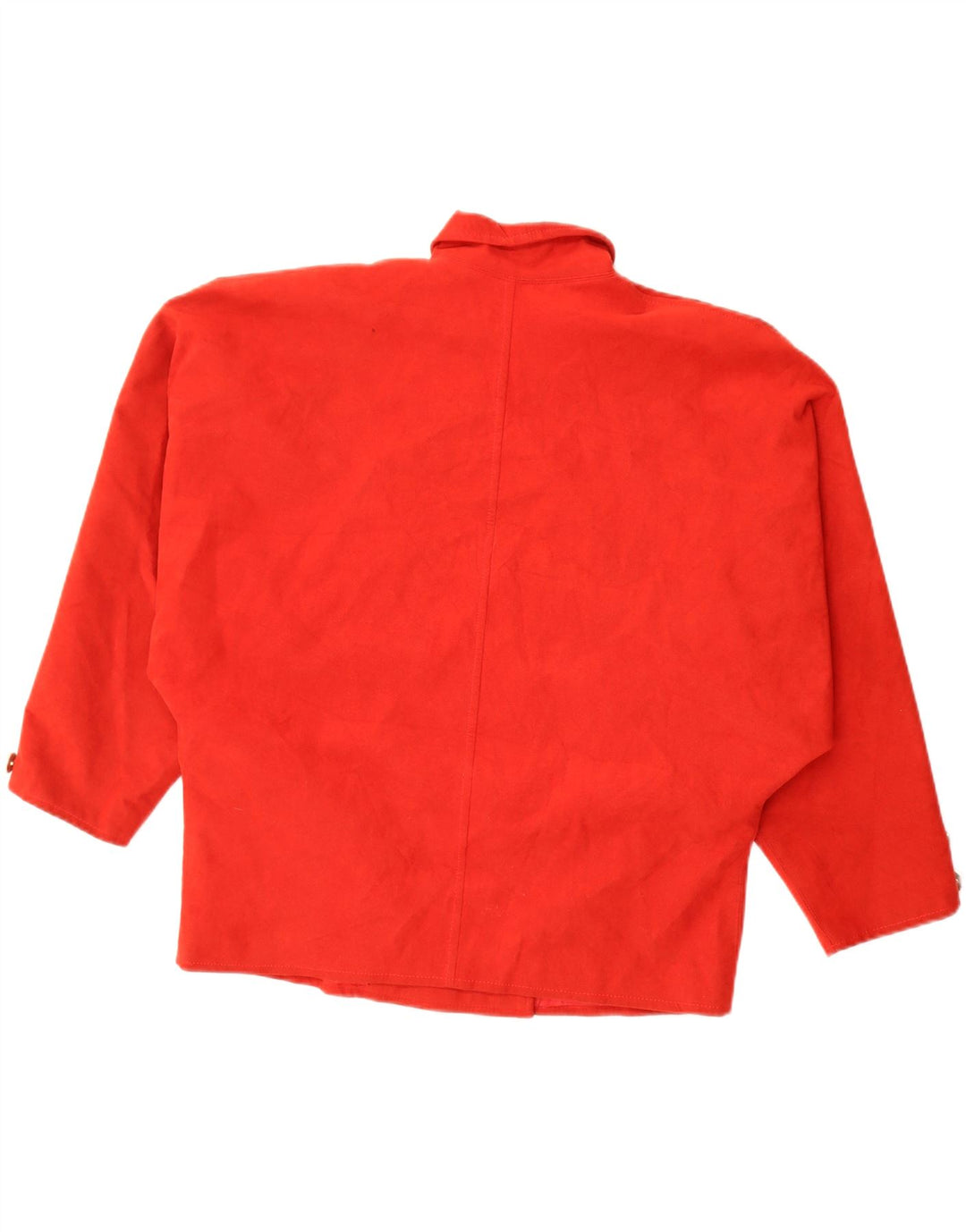 Giacca blazer doppiopetto oversize da donna VINTAGE UK 20 2XL rossa