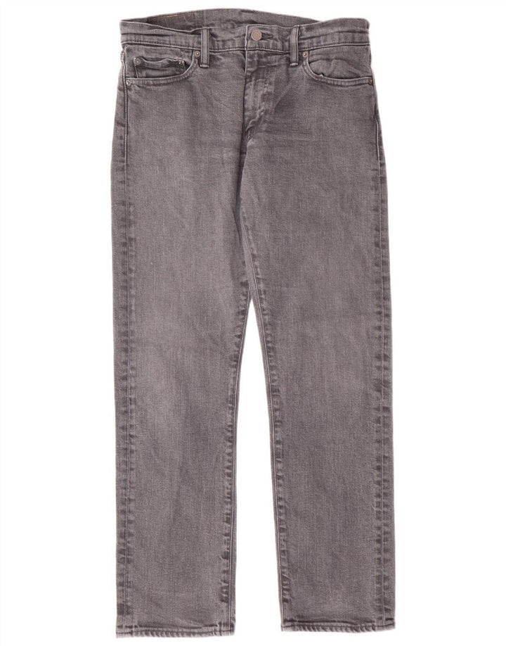 LEVI'S Jeans dritti da uomo 504 W32 L29 Cotone grigio