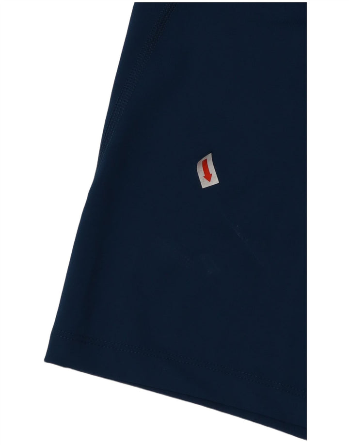 ASICS Womens Sport Shorts UK 10 Small  Navy Blue