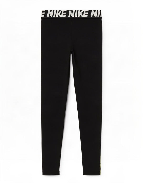 Leggings grafici Nike da uomo piccoli in poliestere nero
