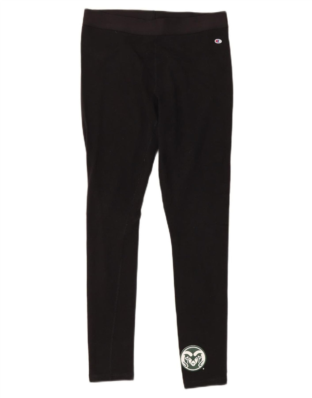 CHAMPION Leggings da donna Colorado State Rams UK 12 cotone nero medio