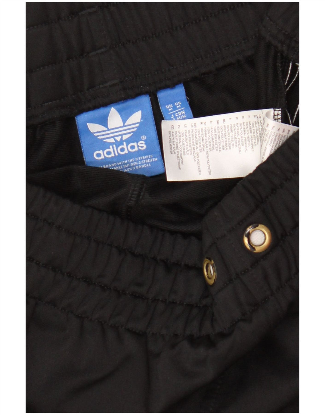 Pantaloni da tuta da uomo Adidas Joggers medio poliestere nero
