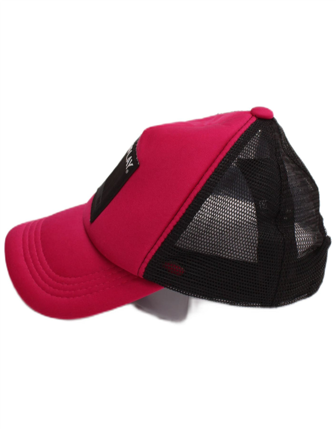 Cappellino trucker grafico da donna Replay, taglia unica, in poliestere color block rosa