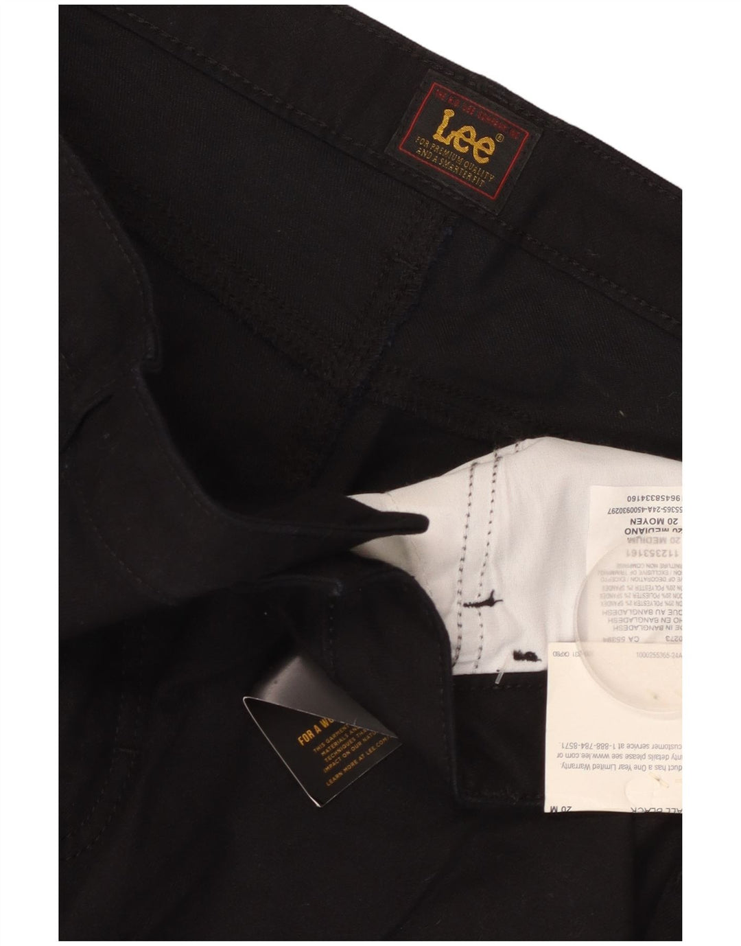 Lee Donna US 20 3XL W40 Cotone nero