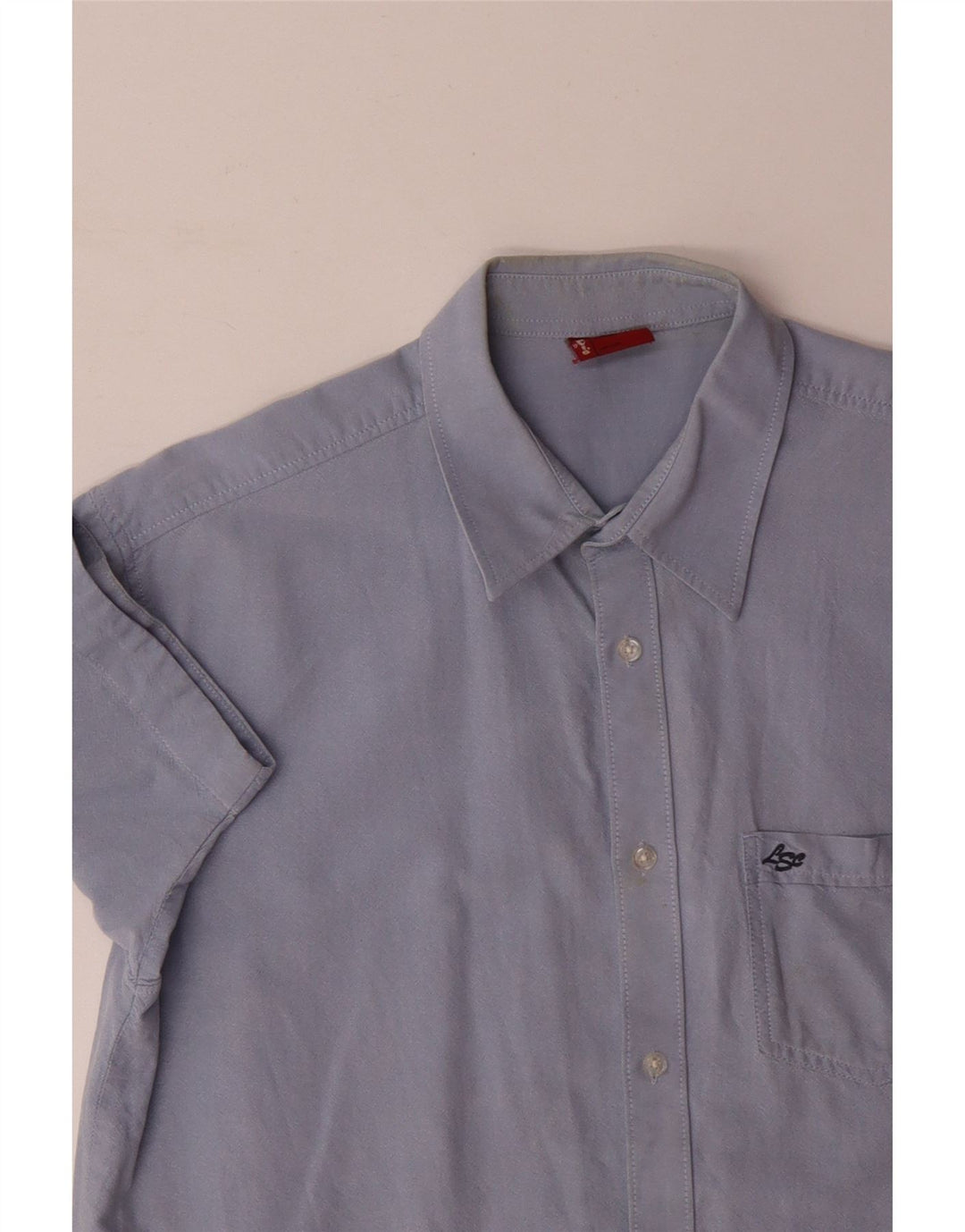 Camicia a maniche corte da uomo LEVI'S grande blu