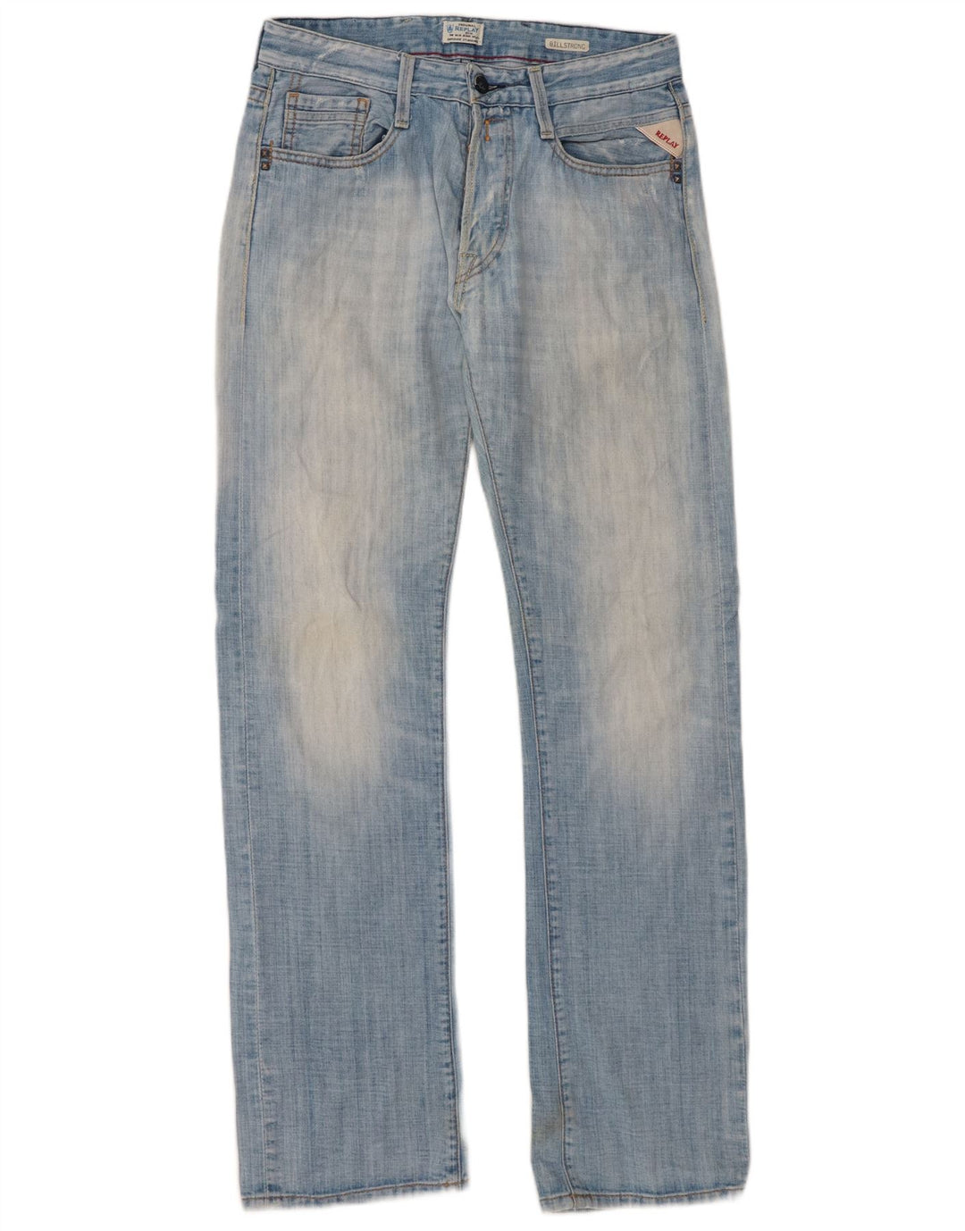 REPLAY Jeans dritti Billstrong da uomo W30 L34 Blu
