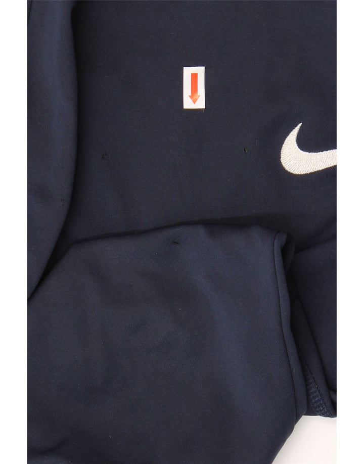 Pantaloni da tuta da uomo NIKE Dri Fit medio poliestere blu navy