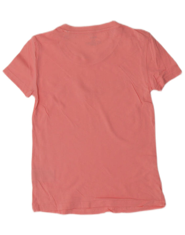 T-shirt grafica da donna Adidas Top UK 4/6 XS cotone rosa