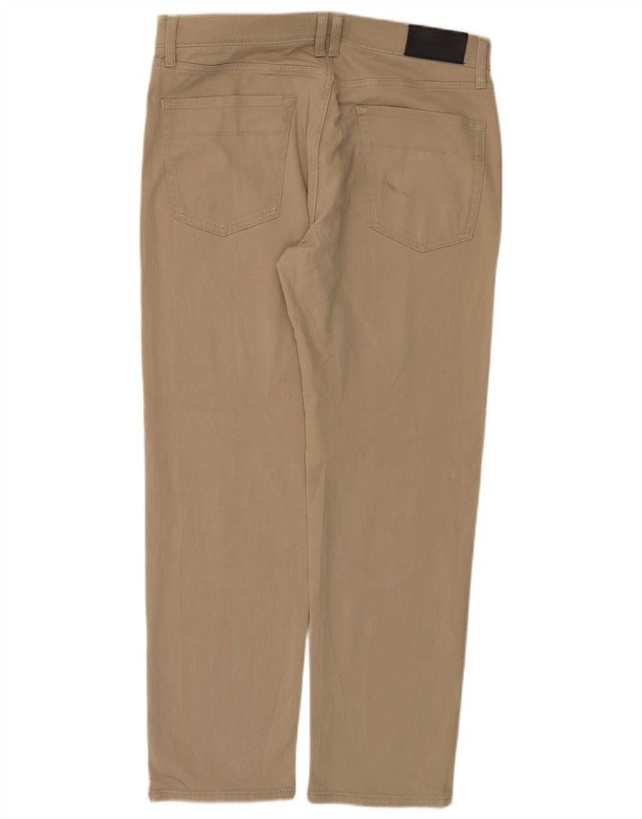 Jeans dritti da uomo Marks & Spencer W34 L31 cotone beige